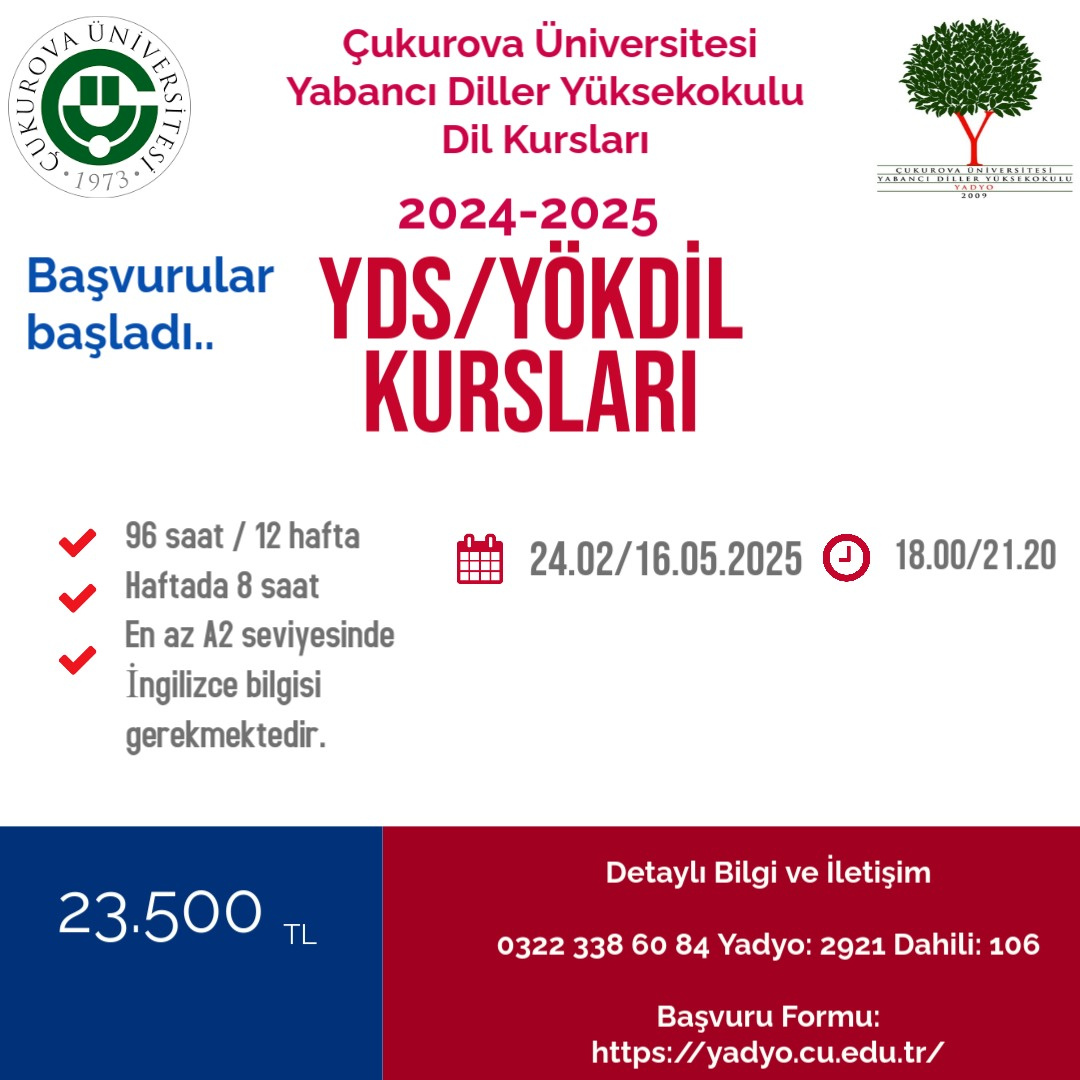 YDS - YÖKDİL Kurs Başvuruları Açıldı