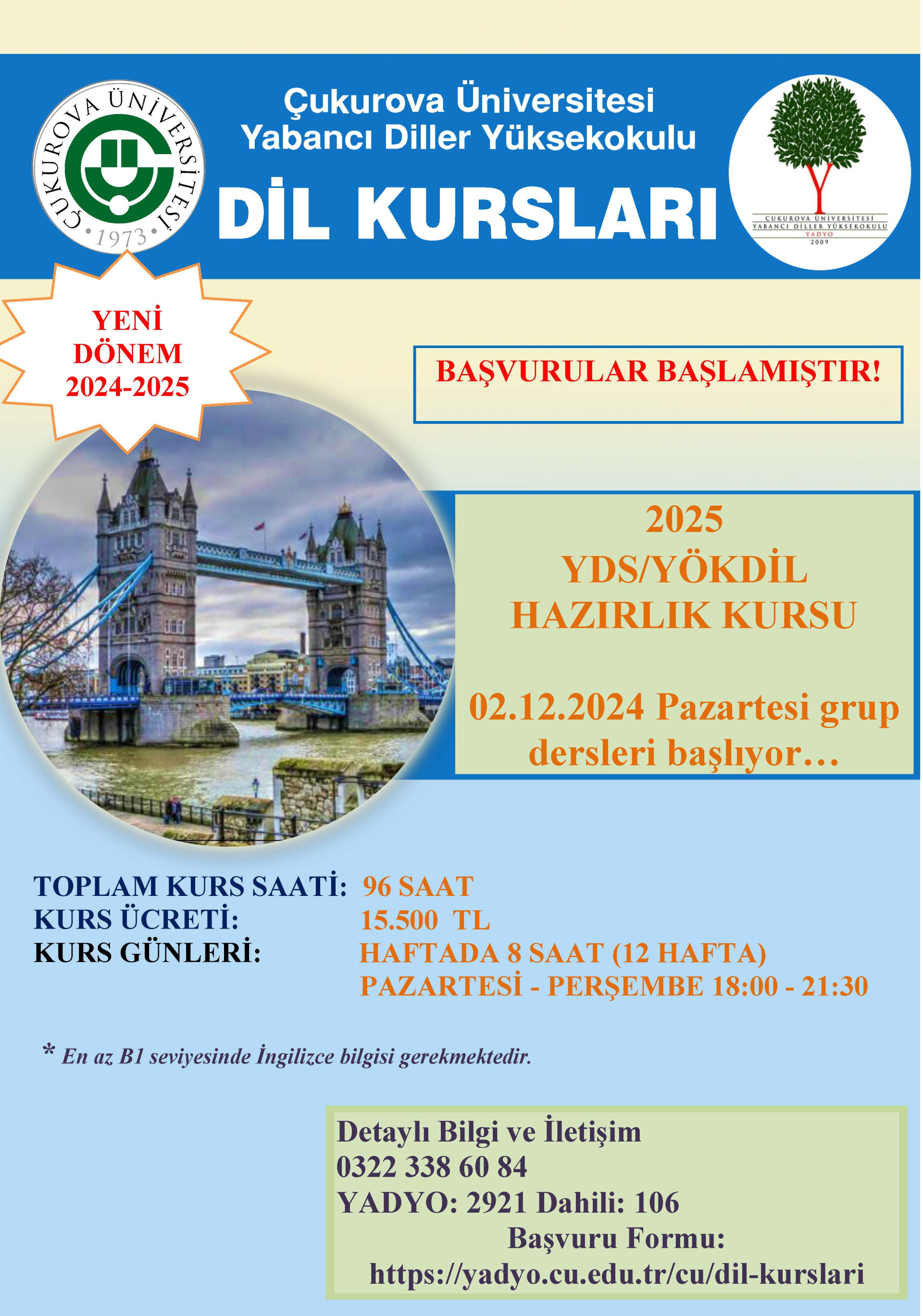 YDS - YÖKDİL Kurs Başvuruları Açıldı